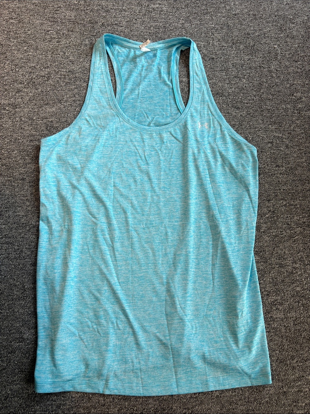 Under Armour Aqua Blue Heather Racerback Tank